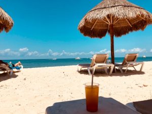 détente  à la plage